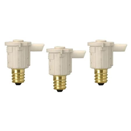 Keen 59416 Indoor Candelabra Light Sensor Control Socket; 3 Pack KE134785
